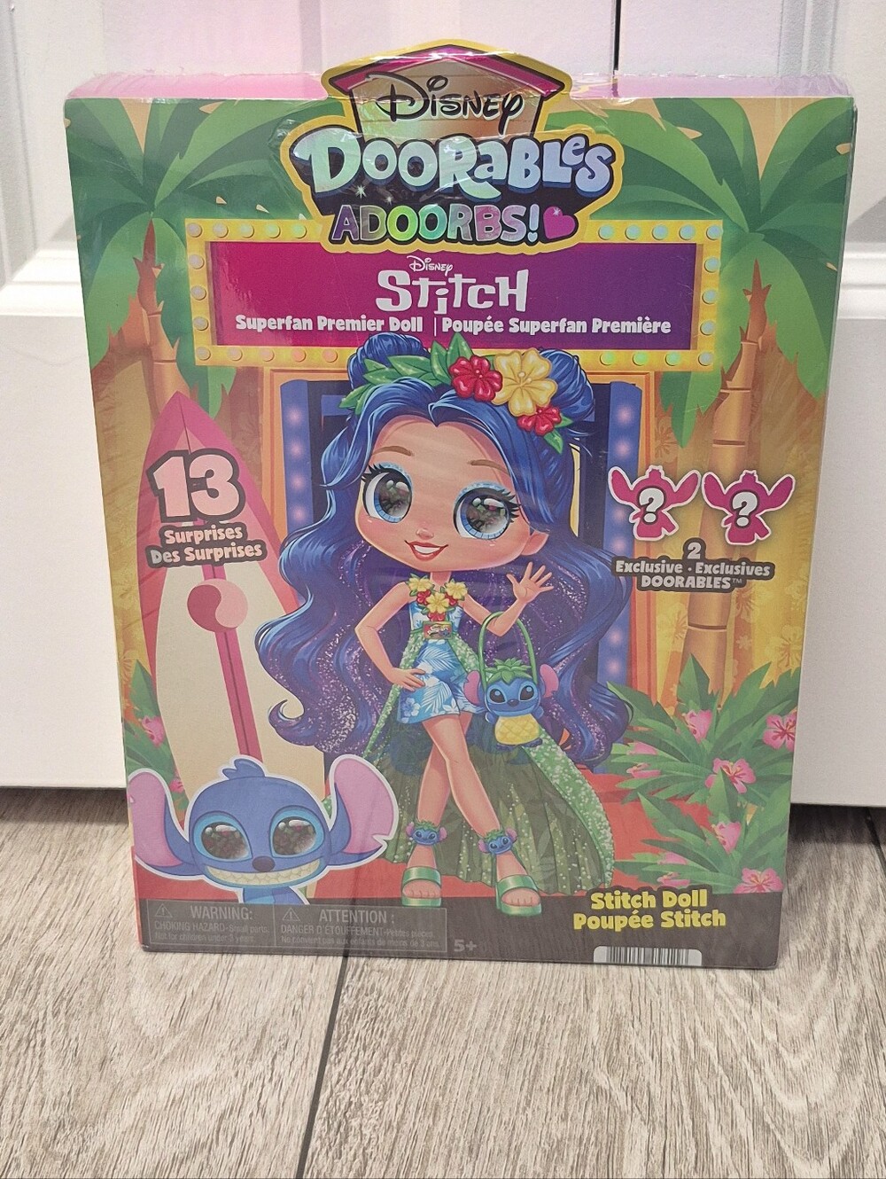 Disney Doorables ADOORBS! Deluxe Stitch Superfan Premier Doll With 13 Suprises